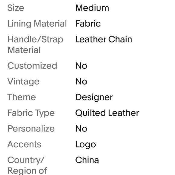 Quilted Leather Chain Bag - Picture 6 of 8